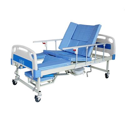 Медичне ліжко з туалетом та функцією бокового перевороту MIRID E30. Ліжко для реабілітації інваліда. Функціональне ліжко. 0001 фото